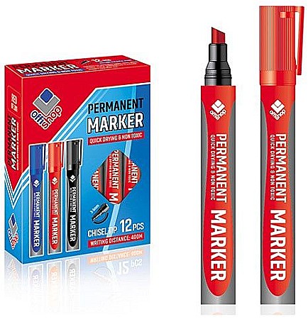 Marker permanent rosu tesit 3-5 mm OFFISHOP [1]