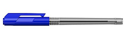 Rechizite școlare - Pix unica folosinta 0.7mm arrow albastru deli dleq01030