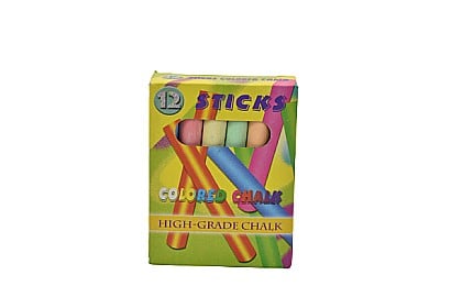 Cretă școlară și creativă - Creta colorata 12 buc /set