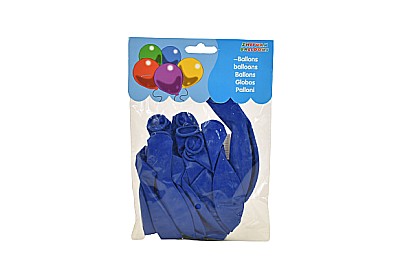 Articole Party - Baloane 2.5g albastre 12/set 27544