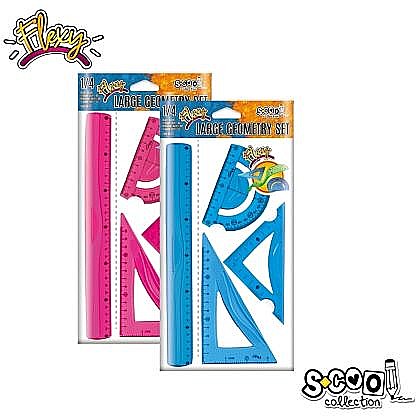 Trusa de Geometrie flexibila 4/Set S-Cool