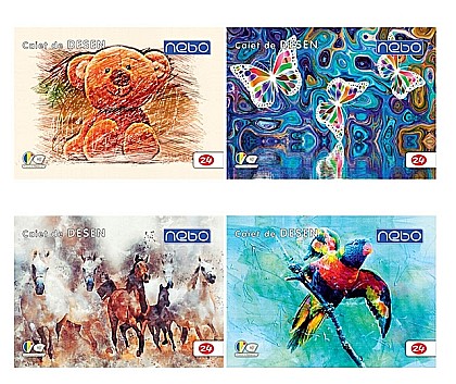 Blocuri de desen școlare - Caiet desen 24 file nebo 16596