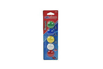 Accesorii table și flipchart - Magneti color 30mm 5buc/set of453