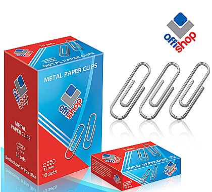 Instrumente și accesorii birou - Agrafe metalice 33mm 100/set Offishop