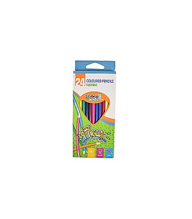 Creioane colorate - Creioane Color flexibile 24 culori /Set S-Cool