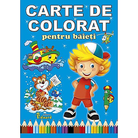 Cărți - Carte de colorat pentru băieți