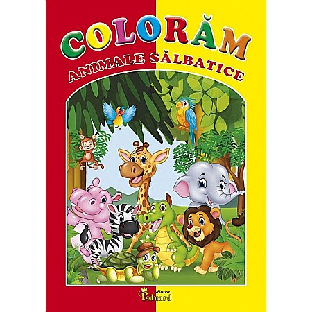 Cărți - Colorăm animale sălbatice