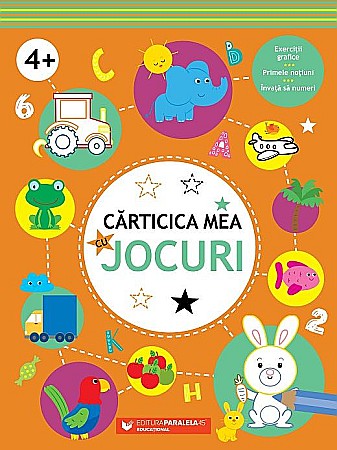 Hobby și activități pentru copii - Carticica mea cu jocuri 4 ani +