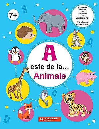 Cărți - A este de la animale. 7+ Exersează scrierea