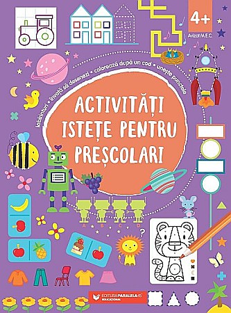 Cărți - Activități istețe pentru preșcolari 4 ani+ – Ballon Media