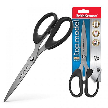 Instrumente și accesorii birou - Foarfeca top model metalic 19cm erich 50015