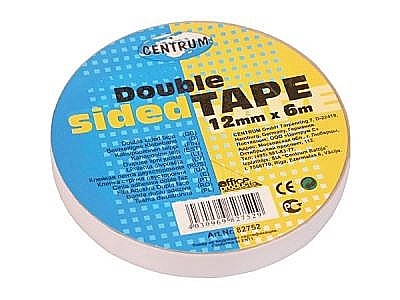 Benzi adezive și dispensere - Banda dublu adez 12x6m 82752