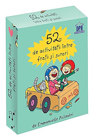 Cărți - 52 jetoane de activități între frați și surori