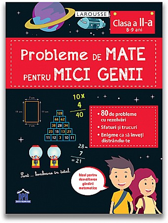 Cărți - Probleme de mate pentru mici genii. Clasa II