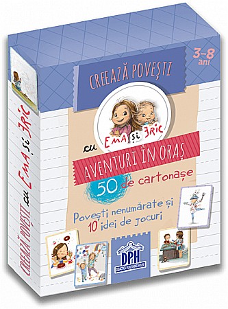 Cărți - Creează povești cu Ema și Eric – Aventuri în oraș
