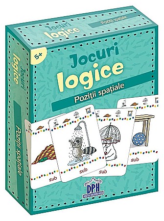 Cărți - Jocuri logice - Pozitii spatiale- jetoane