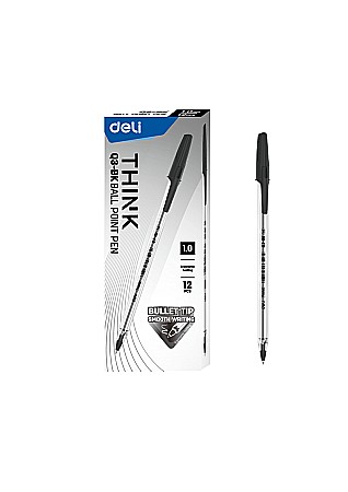 Pix unica folosinta 1 mm Q3 Think negru Deli [1]