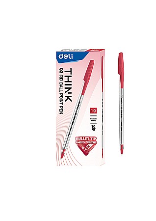 Pix unica folosinta 1 mm Q3 Think rosu Deli [1]