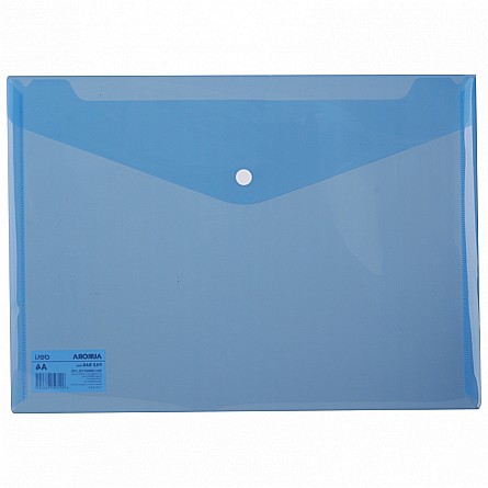 Mape și serviete - Mapa plastic cu buton a4 albastra deli dle5505b