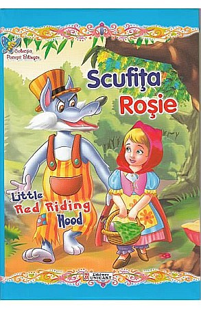 Cărți - Carte povești bilingve – Scufița Roșie