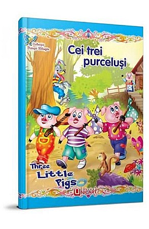 Cărți - Carte povești bilingve – Cei trei purceluși