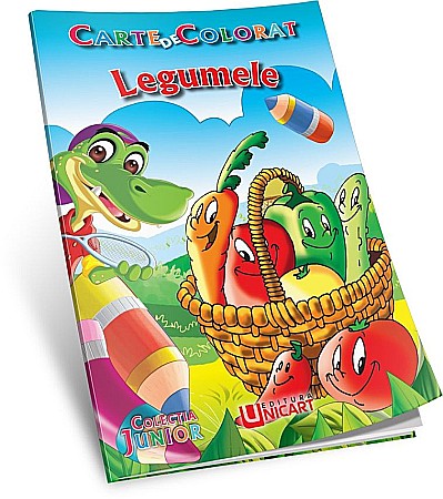 Cărți - Carte de colorat - Legume – Valentin Cristescu