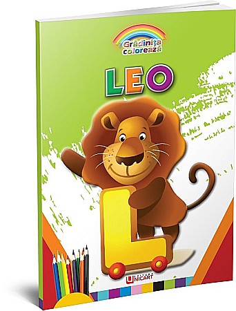 Cărți pentru copii - Carte de colorat - Leo