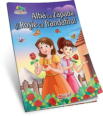 Cărți - Carte de colorat - Alba ca zapada si Rosie ca trandafir – Macaw Book