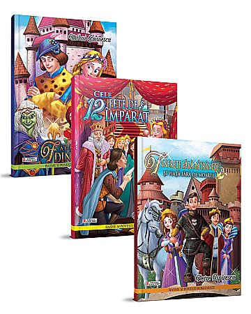 Povești și ficțiune pentru copii - Set povești românești (3 titluri) – Petre Ispirescu