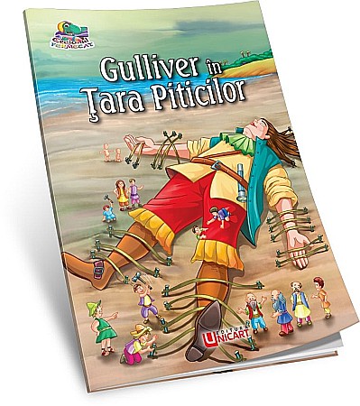Cărți - Carte de colorat - Gulliver in tara piticilor – Macaw Book