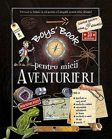 Cărți - Boy's book pentru micii aventurieri - Michele Lecreux