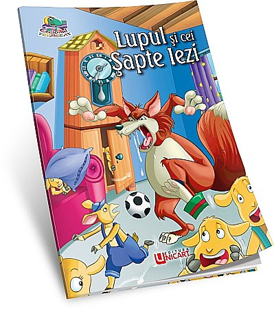 Cărți - Carte de colorat - Lupul si cei sapte iezi – Macaw Book