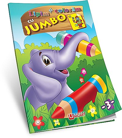 Cărți - Lipim si coloram - Jumbo – Hello Friend