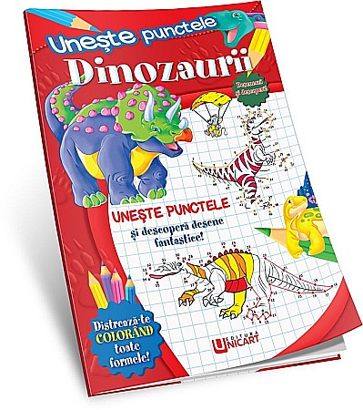 Cărți - Uneste punctele – Dinozaurii