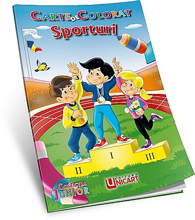 Cărți - Carte de colorat - sporturi – C Hariet