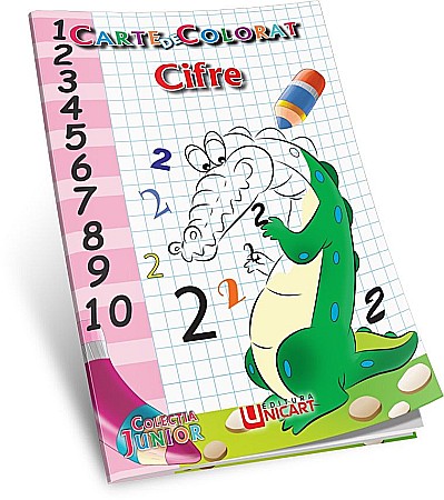 Cărți de colorat - Carte de colorat - Cifre – C Hariet