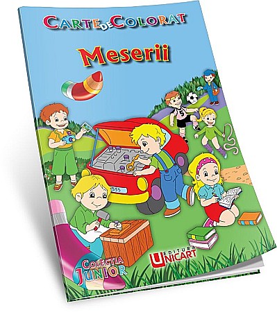 Cărți de colorat - Carte de colorat - Meserii