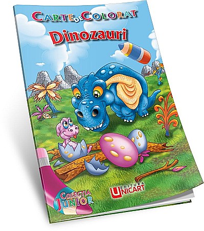 Cărți de colorat - Carte de colorat - Dinozauri – Valentin Cristescu