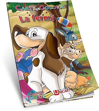 Cărți - Carte de colorat - La ferma – Valentin Cristescu