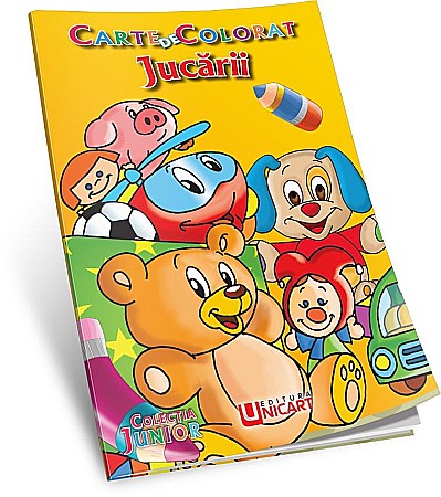 Cărți - Carte de colorat - Jucarii – Valentin Cristescu