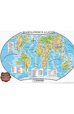 Ghiduri și hărți - Harta pliata a lumii – Marius Lungu