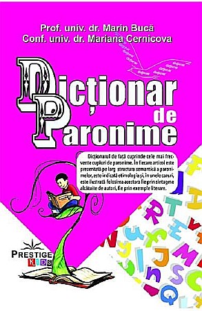 Dicționare și gramatici - Dictionar de paronime – Marian Buca, Mariana Cernicova