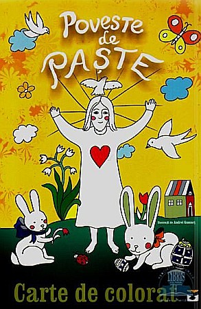 Cărți - Poveste de paste - carte de colorat