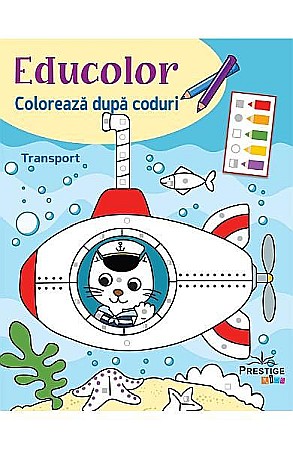 Cărți de colorat - Educolor: Transport 