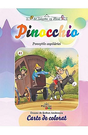 Cărți - Pinocchio - carte de colorat