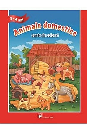 Cărți - Animale domestice - carte de colorat