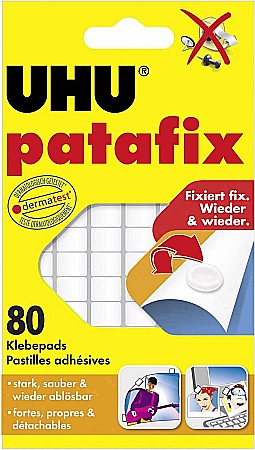 Lipici și adezivi - Tablete de adeziv 80 buc pata fix uhu uh771040