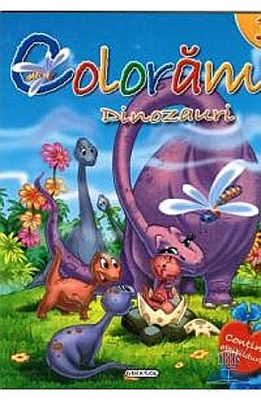 Cărți - Coloram 3 - dinozauri