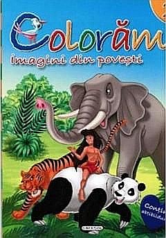 Cărți - Colorati cu abțibilduri 2-imagini din poveste