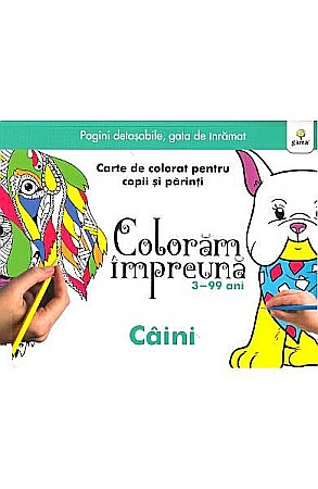Gama si Tiki Tan promotie - Câini – colorăm împreună